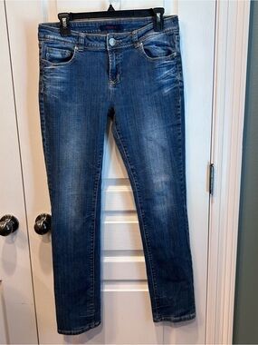 Vigold Brand Women’s Medium Wash Mid Rise Skinny Denim Jeans Size 9 Inseam 30”
